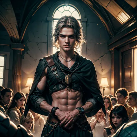 Henry_Cavill as The_Witcher Geralt_de_Rivia Amulet_Wolf Urban deep path castle equirectangular Kingdom chef-d' Van_Gogh Masterpiece ultra UnrealEngine5 Cinematic Lighting meticulously intricate ultra_high-details ultra_high-res ultra pro-Photorealistic ...