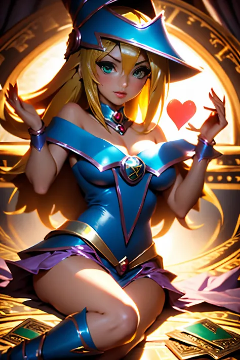 dark magician gils es la carta de la reina de corazones.