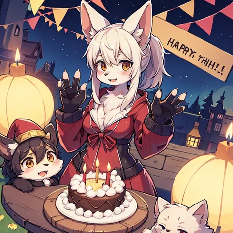 Furry says happy birthday Zyrax