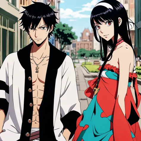 anime one piece style couple