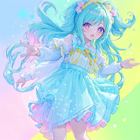 master part, (2meninas e 2meninas e 2meninas e 2meninas no piquenique), idolmaster, olhos grandes, Kawaiitech, kawaii, fofo, pastels colors, best quality, Feliz, Fundo profundo, symmetric, bowed head, 夏天