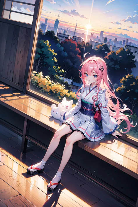 Anime girl sitting on the windowsill looking at the sky, Watching the sun set. Japanese cartoons, 4k anime wallpapers, Anime style 4k, Anime wallpaper 4k, Anime wallpaper 4k, Anime art wallpaper 8 K, Anime art wallpaper 4k, Anime art wallpaper 4k, 4k manga...