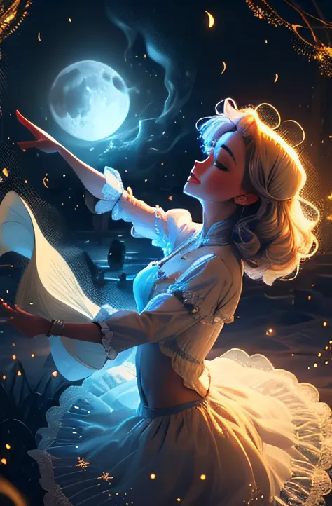 So in the moonlit renewal, the tale is spun, A dance of magic, where dreams are one. In the heart of Wonderville, where moonbeams twirl, A rhythmic renewal, in the moonlit swirl