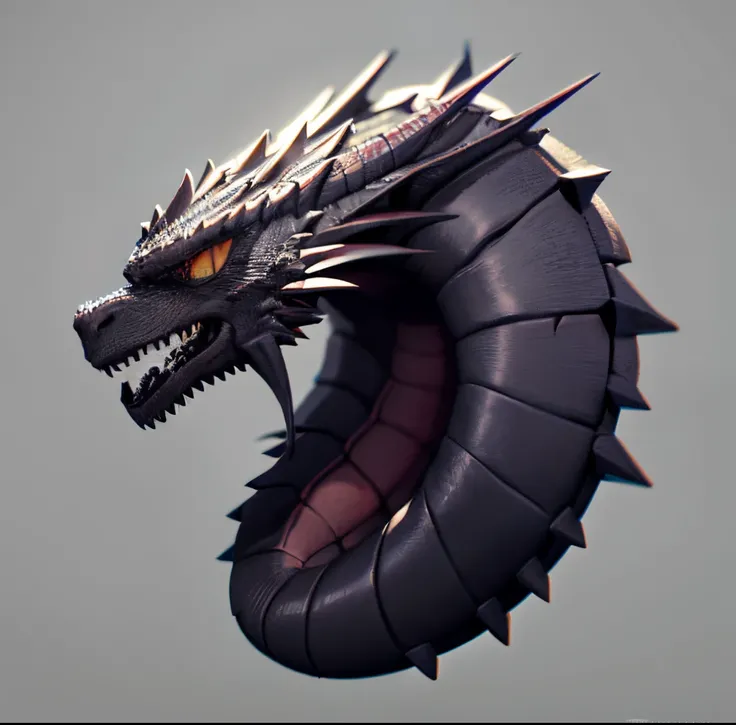 drak，3d modeled dragon