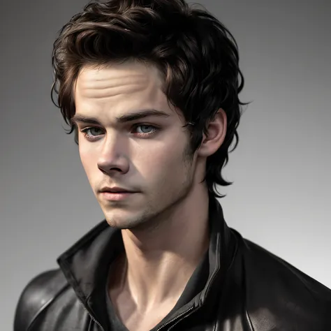 Dylan OBrien,(emotivo),(carismatic),(olhar intenso),(cabelo perfeito),(foco no rosto),retrato,ultra-detalhado,alta resolução,(fotorrealista:1.37),cores vivas, little lighting