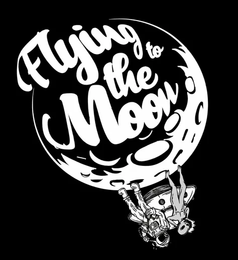 voando para a lua pela lua, para a lua, Voando no ar, it is flying through space, flying in space, pouso na lua, mcbess illustration, voador, Flying into the sky, flying in sky, Flying through space, Andar a cavalo na lua, voando pelo ar, flying through th...