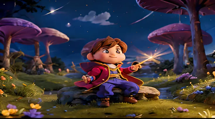 Prince Oliver finds a solution and restores the stars to the sky.