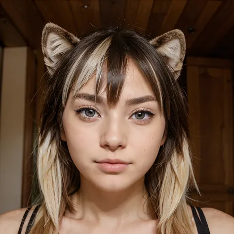 Furry, kemono, heterochromia, cute face