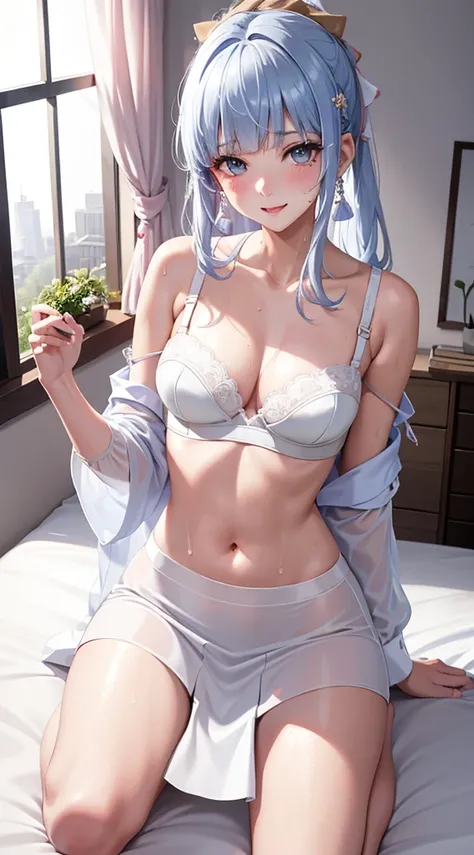 Character Details:, - Gender: 1 Girl. - Style: Anime, - Body Type: Attractive body, slim body, nice legs, slim tights, nice arms, nice shoulders. - Breast: ((Small Breast:1,5)), Cleavage, (Nipple). - Facial Feature: Beautiful, Gorgeous, Teenager, Fresh, Yo...