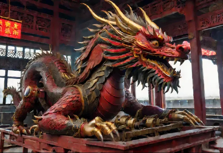 chinesedragon，mechanical structure