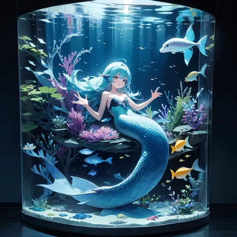 Mermaid aquarium