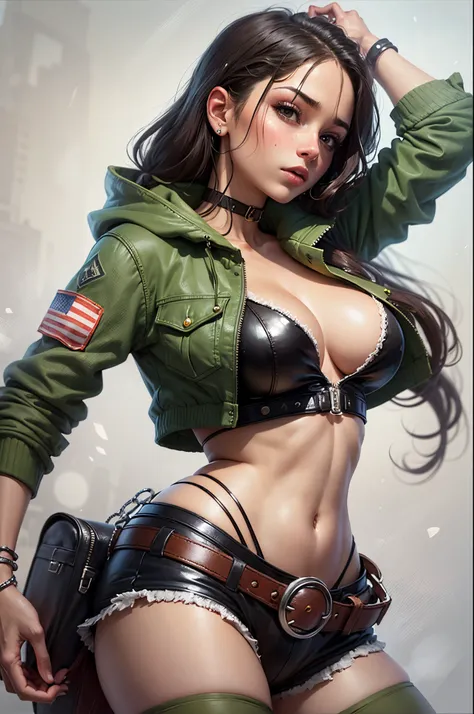 young woman, cleavage, GTA style --auto --s2