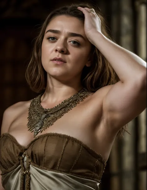 foto raw, arya stark, extremely gorgeous lady, arya stark played by maisie williams, queen arya stark, she  a mature woman now, ...