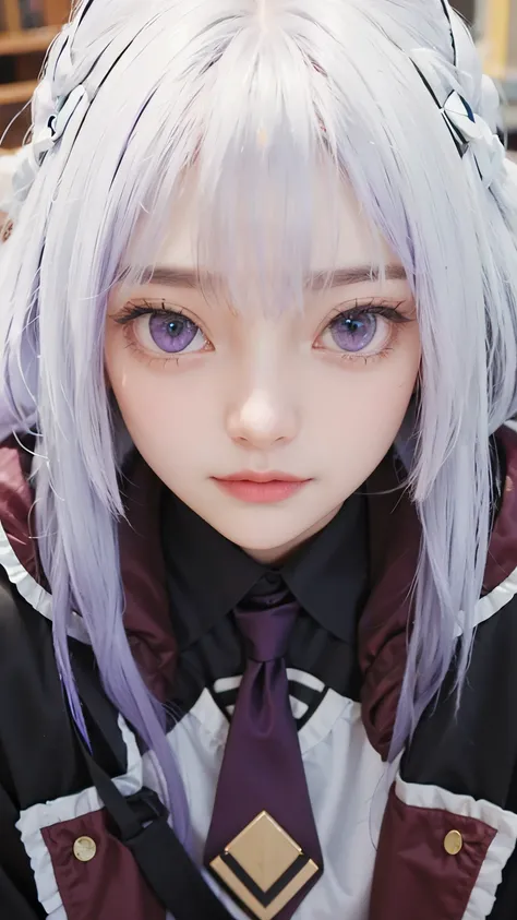 Lora realistis purple hair