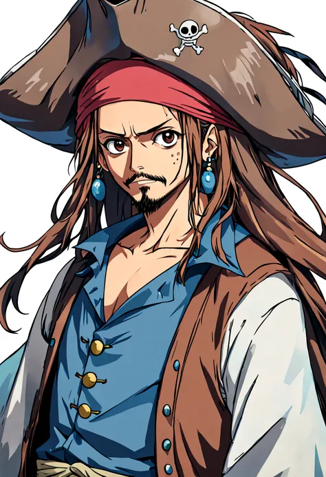 Jack Sparrow, One Piece anime style