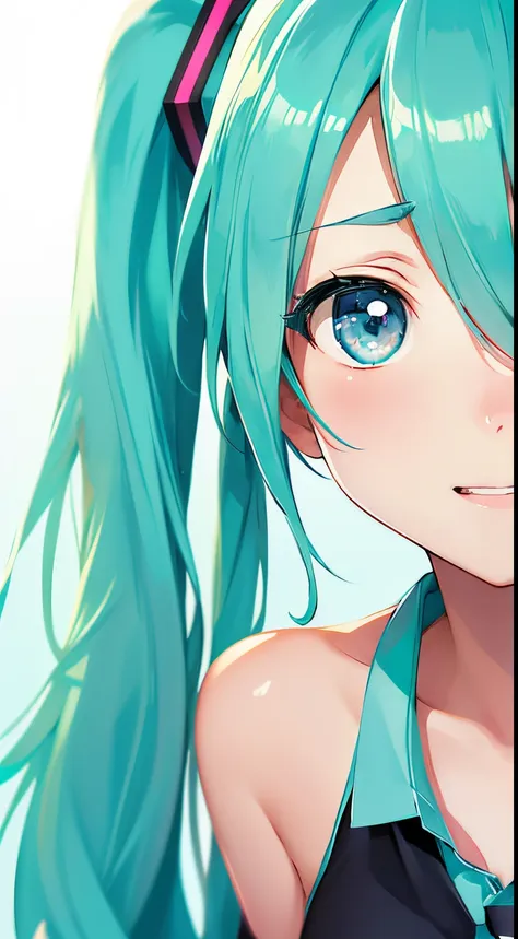 hatsune miku, bestquality, expressive eyes, perfect face, 1girls, nstda.