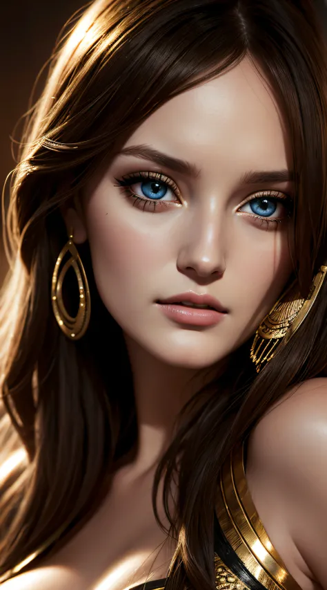 Leighton Meester, wearing Cleopatra sexy clothes. professionally retouched, soft lighting, realistic, smooth face, perfect eyes, sharp focus on eyes, 8 k, high definition, insanely detailed, intricate, elegant. in a natural background.