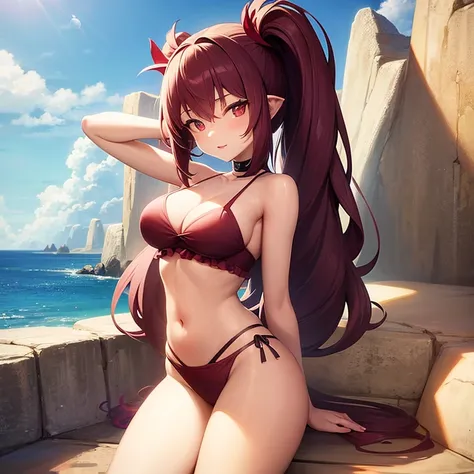 Lilith in sexy bikini posing for a photo