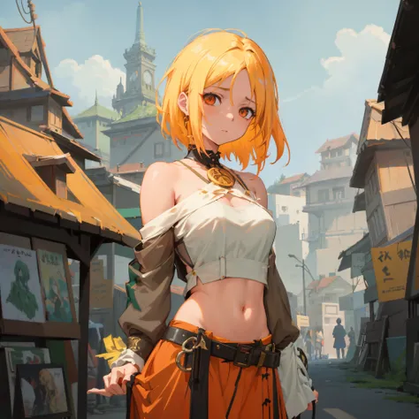 anime - imagem de estilo de uma mulher em uma saia curta e top, Arte no estilo de Guweiz, cushart krenz arte chave feminina, Guweiz em ArtStation Pixiv, Guweiz, Guweiz em Pixiv ArtStation, 2. 5 d cgi anime fantasia arte, trending on artstation pixiv