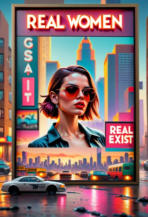 capsuled, pillis, gta style txt that says, " real women exist ", gta faces inside a framed capsuled pills, framed, " real women ...