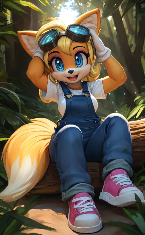 [miles tails prower], [coco bandicoot], [uploaded to e621.net; (pixelsketcher), (wamudraws)], ((masterpiece)), ((hd)), ((solo po...