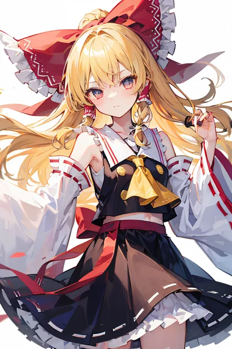 Kirisame Marisa,Hakurei Reimu,1GirlTag, blonde