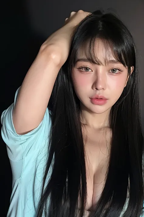 20yr old female, (Photorealistic:1.4, Realistic), Highly detailed CG unified 8K wallpapers, 1girl in, ((Slender body:0.8)), Looking at Viewer, (HQ Skin:1.4), 8K UHD, Digital SLR, Soft lighting, High quality, Film grain, FUJI XT3, ((((upperbody shot:1.2))))...