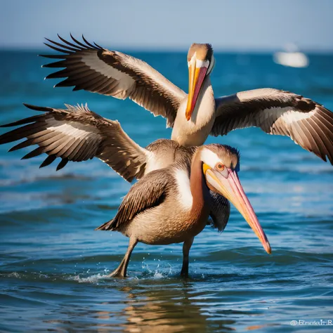 brown pelican、