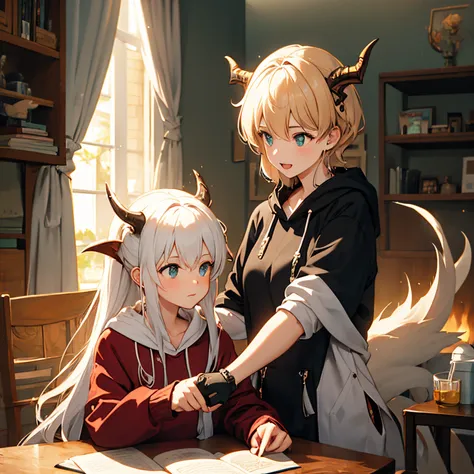 dragon and a girl