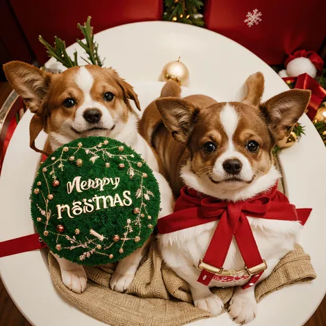 Cute and warm wishes for Christmas greeting