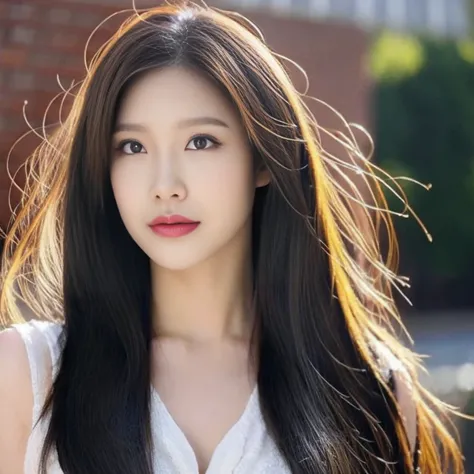 (goddess-like happiness:1.2), Kpop idol, floating hairs, brown eyes, (RAW photo:1.2), (photorealistic:1.4), (masterpiece:1.3), (intricate details:1.2), beautiful detailed, (detailed eyes), (detailed facial features), (25 years old female), petite, small br...