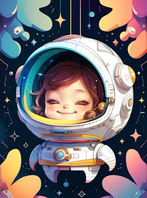 (cute spaceship smiling) Munchkin, Geometric multidimensional wall portrait, livro de arte, Tchibi,
Yang08k, Beautiful, Colouring,
Obras, of the highest quality, best quality, Arte Oficial, Beautiful and Aesthetic,