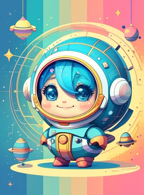 (cute spaceship smiling) Munchkin, Geometric multidimensional wall portrait, livro de arte, Tchibi,
Yang08k, Beautiful, Colouring,
Obras, of the highest quality, best quality, Arte Oficial, Beautiful and Aesthetic,