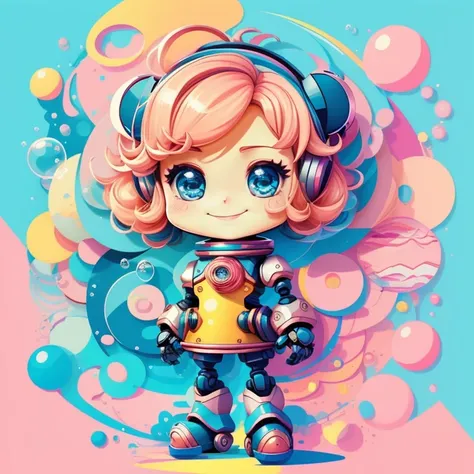 ((cute robot smiling with wheels and bubbles)) - Criador: Walt Disney2023) ), ,, ( Walt Disney acolchoamento ,multidimensional geometric wall PORTRAIT, arte, Chibi,
Yang08k, lindo, Colouring,Rose
Primary works, qualidade superior, melhor qualidade, Arte Of...