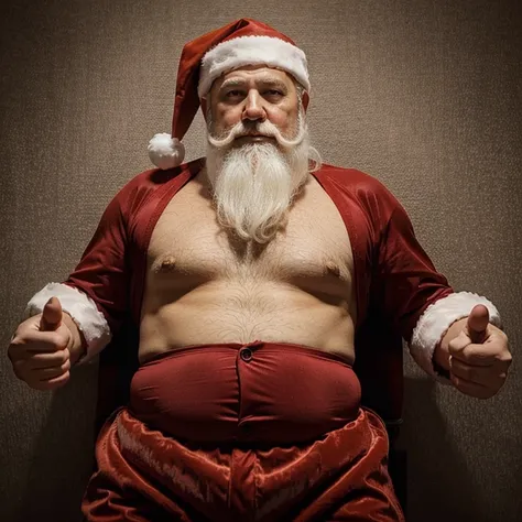 old man santa claus sexy