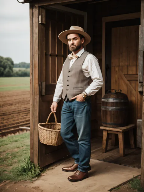 white man farmer 19th century