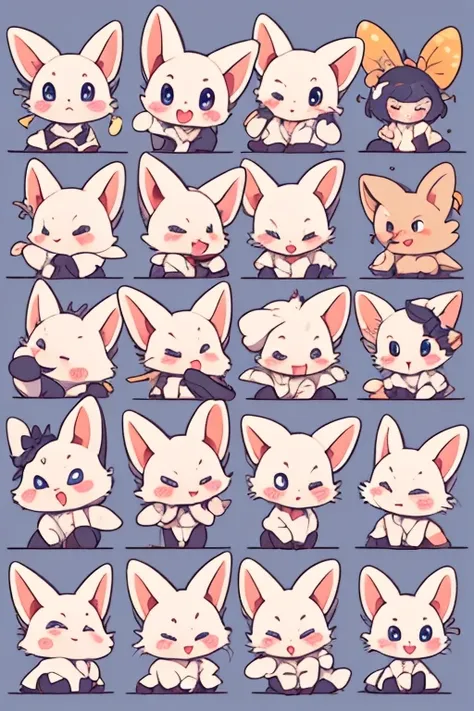 a cute shibalnu，multiple poss and expressions，the styleof line drawing style, dark white, light beige, loosegestures,  line work...