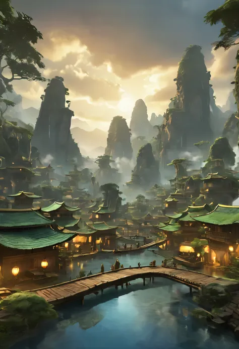 avatar village，Cinematic scenes