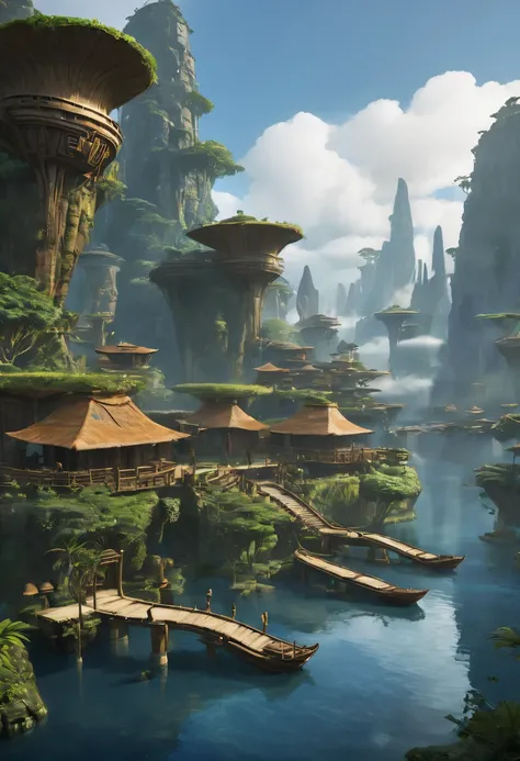 avatar village，Cinematic scenes