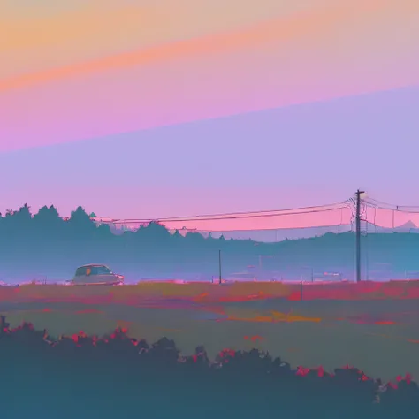 (((lofi aesthetic))), lofi aesthetic scenario, landscape, lofi vibes, cozy, warm colors