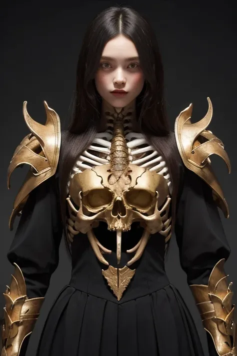 Baroque armor designs, skeleton like