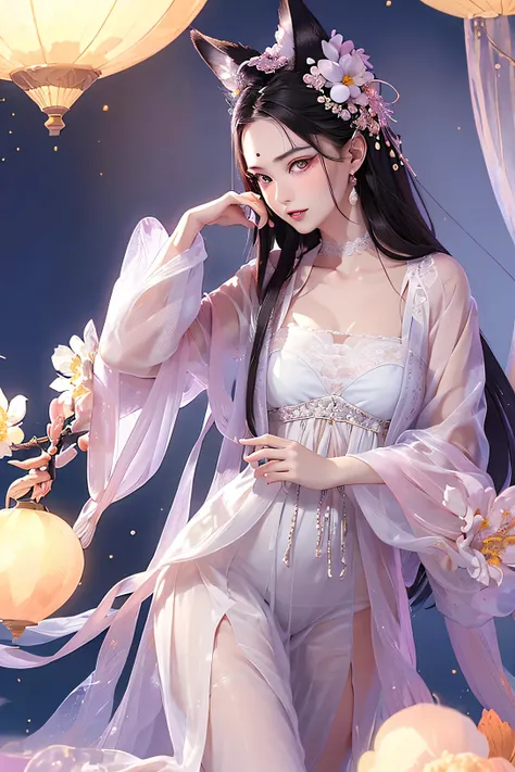 Best quality，The illustrations are super detailed，beautidful eyes，The light  very delicate，Fine luminescence，very fine 8KCG wallpapers，Lavender-colored eyes，pink student，An extremely delicate girl。 2 sets of extremely detailed CG sets，8k wallpaper，Best qua...