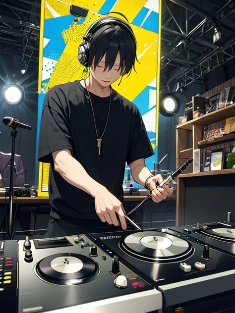 dj and breakbeats、MC with lime, beautiful melody and rhyme、　Flowing peaceful time