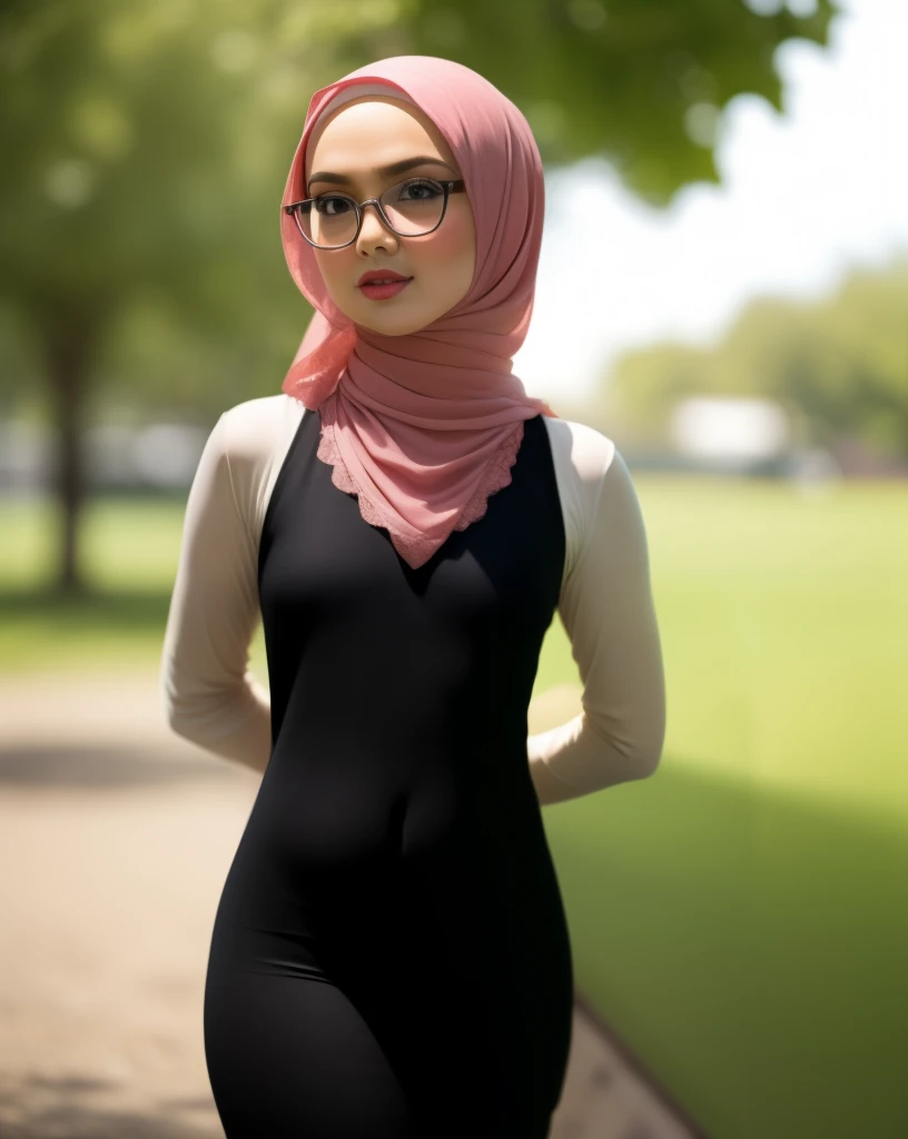 (((HIJAB MALAY GIRL))), masutepiece, High quality, UHD 32K, Realistic face, Realistic skin feeling , A Japanese Lady, 8 years old, Little Girl, Very cute and baby-like face, (((FLAT CHEST))), (MATRIX WORLD), ((look In front  at the camera and SADNESS)), ((...