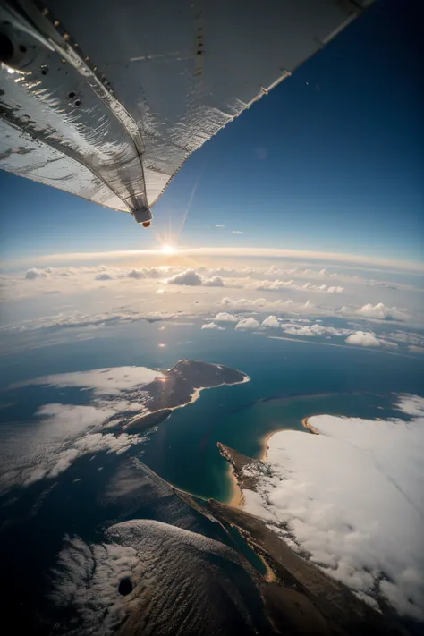 planet earth seen from above