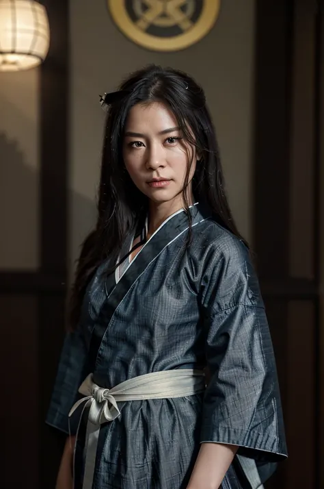 (Fidelity: 1.4), ((Black Hanfu)), Big Sleeves, Small Rings, Kan Tashi, Mole Under Eyes, Denim Lens, Bokeh, Perspective Shortening, Negative Space, Chiaroscuro, Depth of Field, Ray Tracing, Masterpiece, Anatomically Correct, Textured Skin, Best Quality, 8K,...