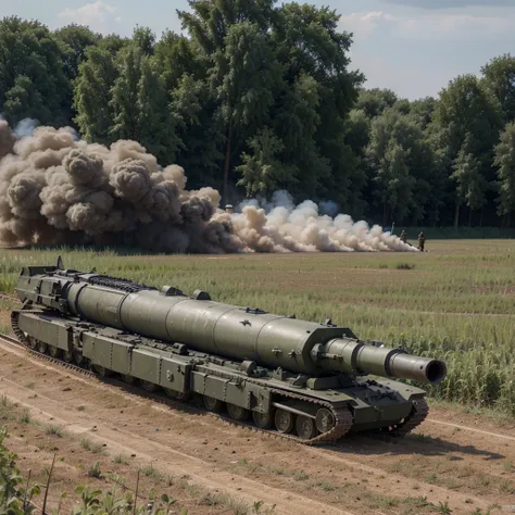 Russian Troops going under heavy artillery fire in a ukrainian field