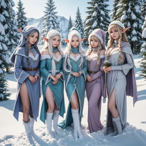 A group of beautiful Snow Elves.