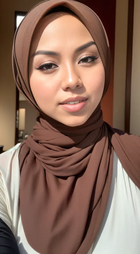 raw, best quality, high resolution, masterpiece: 1.3), beautiful malay woman in hijab,masterpiece, best quality,8k, brown eyes, ...