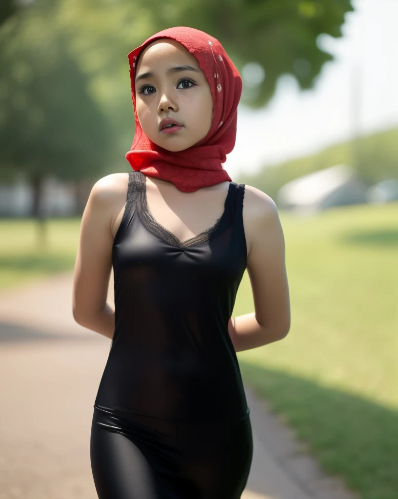 (((hijab malay girl))), masutepiece, high quality, uhd 32k, realistic face, realistic skin feeling , a japanese lady, 8 years ol...